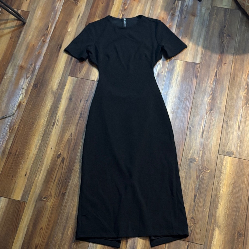 Lulu's Cut out back black Dress Small lined